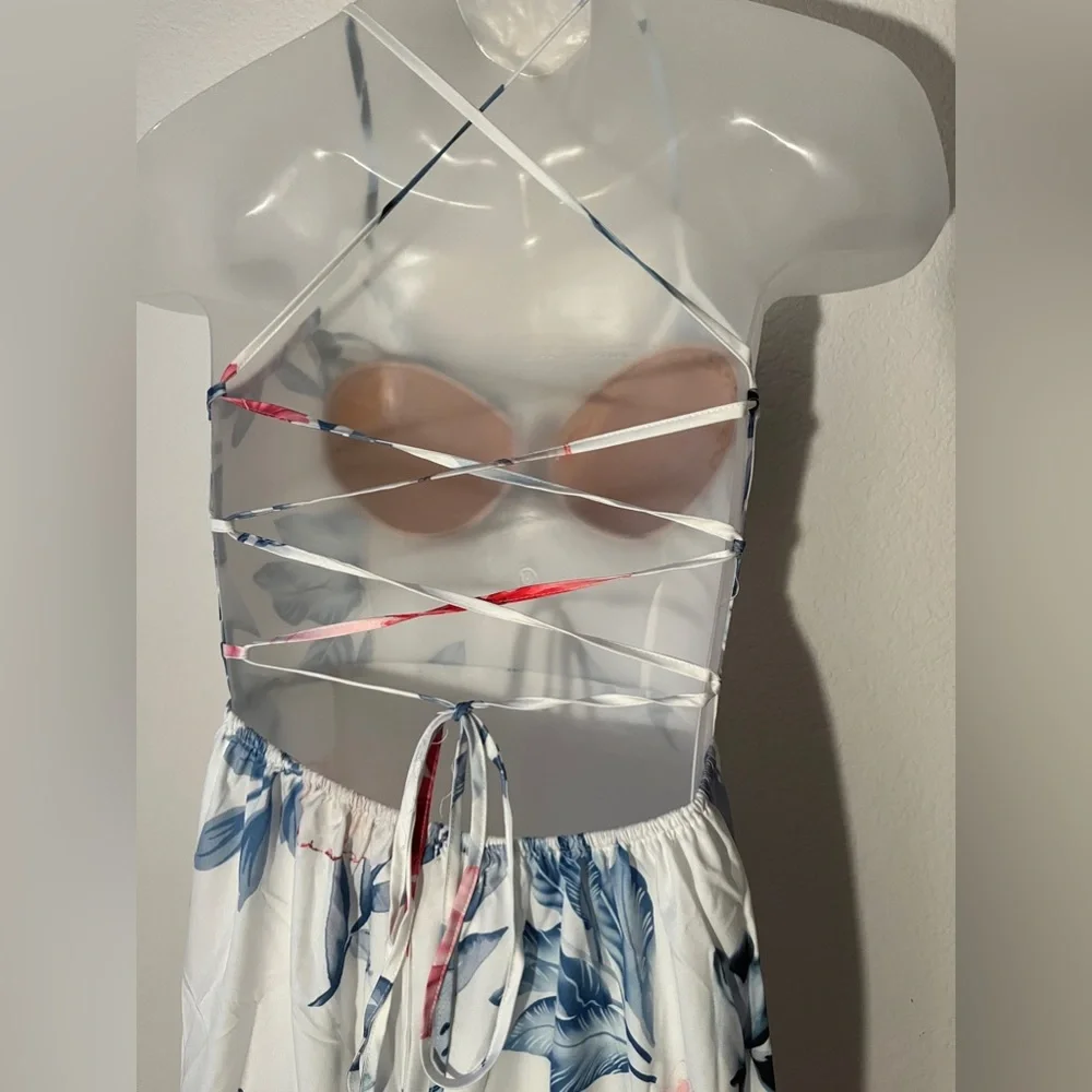Sheilay summer dress with open back size M - Picture 7 of 13
